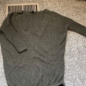 Express dark hunter green sweater
